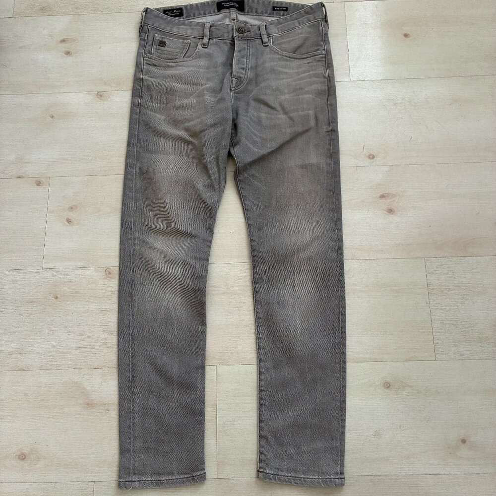 Scotch & Soda "Ralston" Regular Slim-Fit Jeans in Faded Grey Size 32W x 30L